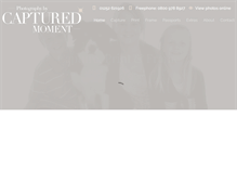 Tablet Screenshot of capturedmoment.com